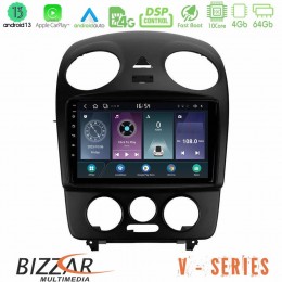 Bizzar v Series vw Beetle 10core Android13 4+64gb Navigation Multimedia Tablet 9 u-v-Vw1059