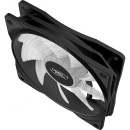 Deepcool RF120 W Case Fan με Λευκό Φωτισμό και Σύνδεση 3-Pin / 4-Pin Molex