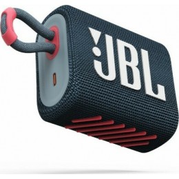 JBL GO 3, Portable Bluetooth Speaker, Waterproof IP67 Blue/Pink