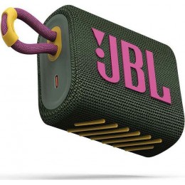 JBL GO 3, Portable Bluetooth Speaker, Waterproof IP67 green