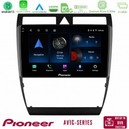 Pioneer Avic 8core Android13 4+64gb Audi a6 (C5) 1997-2004 Navigation Multimedia Tablet 9 u-p8-Au0857