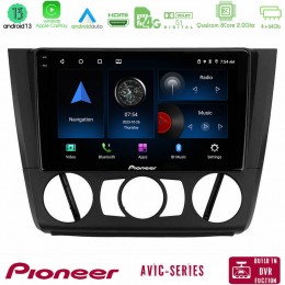 Pioneer Avic 8core Android13 4+64gb bmw 1series E81/e82/e87/e88 (Manual A/c) Navigation Multimedia Tablet 9 u-p8-Bm1011