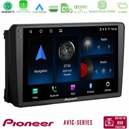 Pioneer Avic 8core Android13 4+64gb Ford 2007-&Gt; Navigation Multimedia Tablet 9 u-p8-Fd148n
