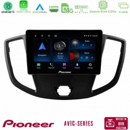 Pioneer Avic 8core Android13 4+64gb Ford Transit 2014-> Navigation Multimedia Tablet 9 u-p8-Fd1554