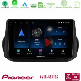 Pioneer Avic 8core Android13 4+64gb Fiat Fiorino/citroen Nemo/peugeot Bipper Navigation Multimedia Tablet 9 u-p8-Ft1025