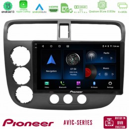 Pioneer Avic 8core Android13 4+64gb Honda Civic 2001-2005 Navigation Multimedia Tablet 9 u-p8-Hd174n