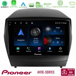 Pioneer Avic 8core Android13 4+64gb Hyundai Ix35 Auto a/c Navigation Multimedia Tablet 9 u-p8-Hy0029