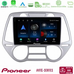 Pioneer Avic 8core Android13 4+64gb Hyundai i20 2009-2012 Auto a/c Navigation Multimedia Tablet 9 u-p8-Hy0709