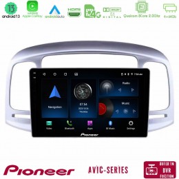 Pioneer Avic 8core Android13 4+64gb Hyundai Accent 2006-2011 Navigation Multimedia Tablet 9 u-p8-Hy0711