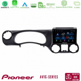 Pioneer Avic 8core Android13 4+64gb Jeep Wrangler 2011-2014 Navigation Multimedia Tablet 9 u-p8-Jp0787