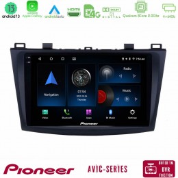 Pioneer Avic 8core Android13 4+64gb Mazda 3 2009-2014 Navigation Multimedia Tablet 9 u-p8-Mz0228