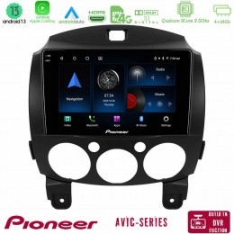 Pioneer Avic 8core Android13 4+64gb Mazda 2 2008-2014 Navigation Multimedia Tablet 9 u-p8-Mz0667