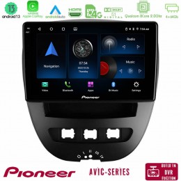 Pioneer Avic 8core Android13 4+64gb Toyota Aygo/citroen C1/peugeot 107 Navigation Multimedia Tablet 10 u-p8-Ty0866