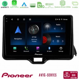 Pioneer Avic 8core Android13 4+64gb Toyota Yaris 2020-&Gt; Navigation Multimedia Tablet 9 u-p8-Ty1079