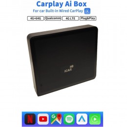 Carplay ai box 8core 4+64gb - Μετατροπέας Ενσύρματου Carplay σε Ασύρματο Carplay/android Auto & Android box d-Cp1853