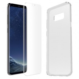 Otterbox Clearly Protected Skin with Alpha Glass for Galaxy S8+ - 78-51252