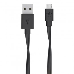 MIXIT↑™ Flat Micro-USB to USB-A Cable 1.8m F2CU046bt06-BLK