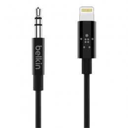 Belkin 3.5 mm Audio Cable With Lightning Connector 0.9m- AV10172bt03-BLK