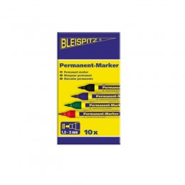 BLEISPITZ  0617 Ανεξίτηλος Μαρκαδόρος Μπλε 1,5-3mm 10 τεμ