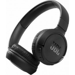 Ακουστικά Stereo On-ear JBL Tune 500BT Pure Bass Sound με Μικρόφωνο έως 16h JBLT500BTBLK Συμβατά με Siri Μαύρα