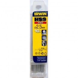 Irwin 10502256 Τρυπάνια Μετάλλου HSS 2.5x57mm 10ΤΜΧ