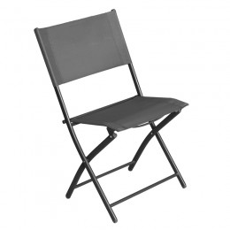 BORMANN BSP1164 BORMANN BSP1164 Καρέκλες Εξ. Χώρου Πτυσσόμενη Μεταλλική, 1x1 Textilene Γκρι, 52x43x80cm