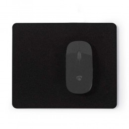 Nedis Mousepad 18 x 22 cm Black Mat (MPADF100BK) (NEDMPADF100BK)
