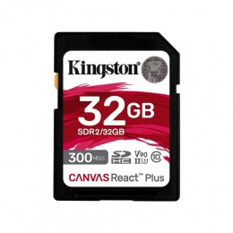 Kingston Canvas React Plus SDXC 32GB Class 10 U3 V90 UHS-II (SDR2/32GB) (KINSDR2-32GB)