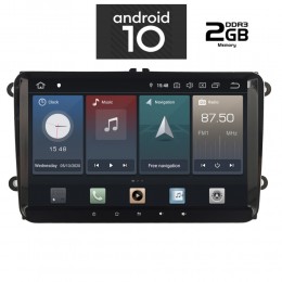 IQ-AN X489_GPS. VW - SKODA - SEAT  mod. 2004-2014 ANDROID 10