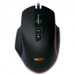 NOD RUN AMOK WIRED 7D GAMING MOUSE WITH RGB RUNNING LED LIGHT
