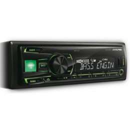 Alpine UTE-81R Ράδιο USB/AUX Με Πράσινο Φωτισμό