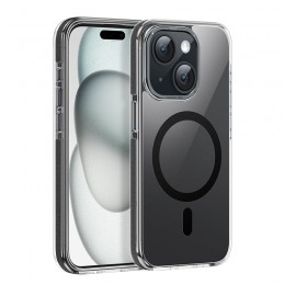 Θήκη Hoco Magnetic Series Airbag Anti-Fall Protective AS6 για Apple iPhone 15 Plus Smoke