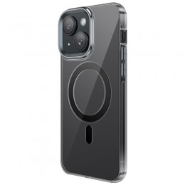 Θήκη Hoco AS3 Transparent Magnetic Premium Series για Apple iPhone 15 Plus MagSafe Smoke