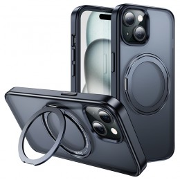 Θήκη Hoco Stand Magnetic Case AS1 2 in 1 Συμβατό MAG-Charge για Apple iPhone 15 Plus Μαύρο