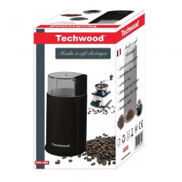Techwood Ηλεκτρικός Μύλος Καφέ 160W με Χωρητικότητα 50gr Καφέ