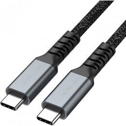 CABLEXPERT PREMIUM USB 3.2 Gen. 2x2 TYPE-C CHARGING & DATA CABLE 20 Gbps 100W 1.5 M