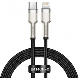 Baseus USB-C cable for Lightning Cafule 20W 1m Black (CATLJK-A01) (BASCATLJK-A01)