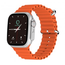 Smartwatch Ecowatch 2 1.95” 230mAh IP67 Πορτοκαλί Silicon Band με Call Function