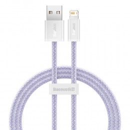Baseus USB cable for Lightning Dynamic 2 Series, 2.4A, 1m (purple) (CALD040005) (BASCALD040005)