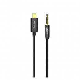 Baseus Yiven Regular USB 2.0 Cable USB-C male - 3.5mm male Μαύρο 1.2m (CAM01-01) (BASCAM0101)