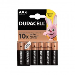 Duracell Αλκαλικές Μπαταρίες AA 1.5V 6τμχ (DAALR6MN15006) (DURDAALR6MN15006)