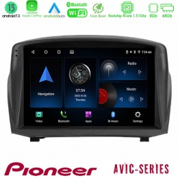 Pioneer Avic 4core Android13 2+64gb Ford Fiesta 2008-2016 Navigation Multimedia Tablet 9 (Oem Style) u-p4-Fd1451