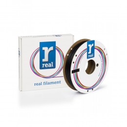 REAL PLA Tough 3D Printer Filament - Black - spool of 0.5Kg - 1,75mm (REALPLATOUGHBLACK500MM175)