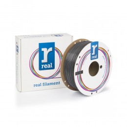REAL PETG 3D Printer Filament -Gray- spool of 1Kg - 2.85mm (REALPETGRGRAY1000MM285)