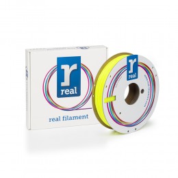 REAL PLA 3D Printer Filament - Yellow - spool of 0.5Kg - 1.75mm (REALPLAYELLOW500MM175)