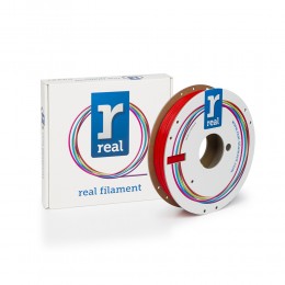 REAL PLA 3D Printer Filament - Red - spool of 0.5Kg - 1.75mm (REALPLARED500MM175)