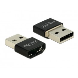 DELOCK αντάπτορας USB σε HDMI-A θηλυκό 65680, μαύρος