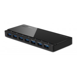TP-LINK USB hub UH700, 7x θυρών, 5Gbps, 5V/1.5A, USB σύνδεση, μαύρο