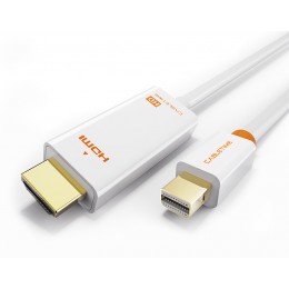 CABLETIME καλώδιο HDMI σε Mini DisplayPort CT-03G, 1080p, 1.8m, λευκό