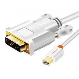 CABLETIME καλώδιο Mini DisplayPort σε DVI CT-04G, 1080p, 1.8m, λευκό